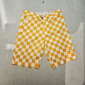 Loudmouth "Orange Checkerboard" Golf Shorts 32 | Used Excellent